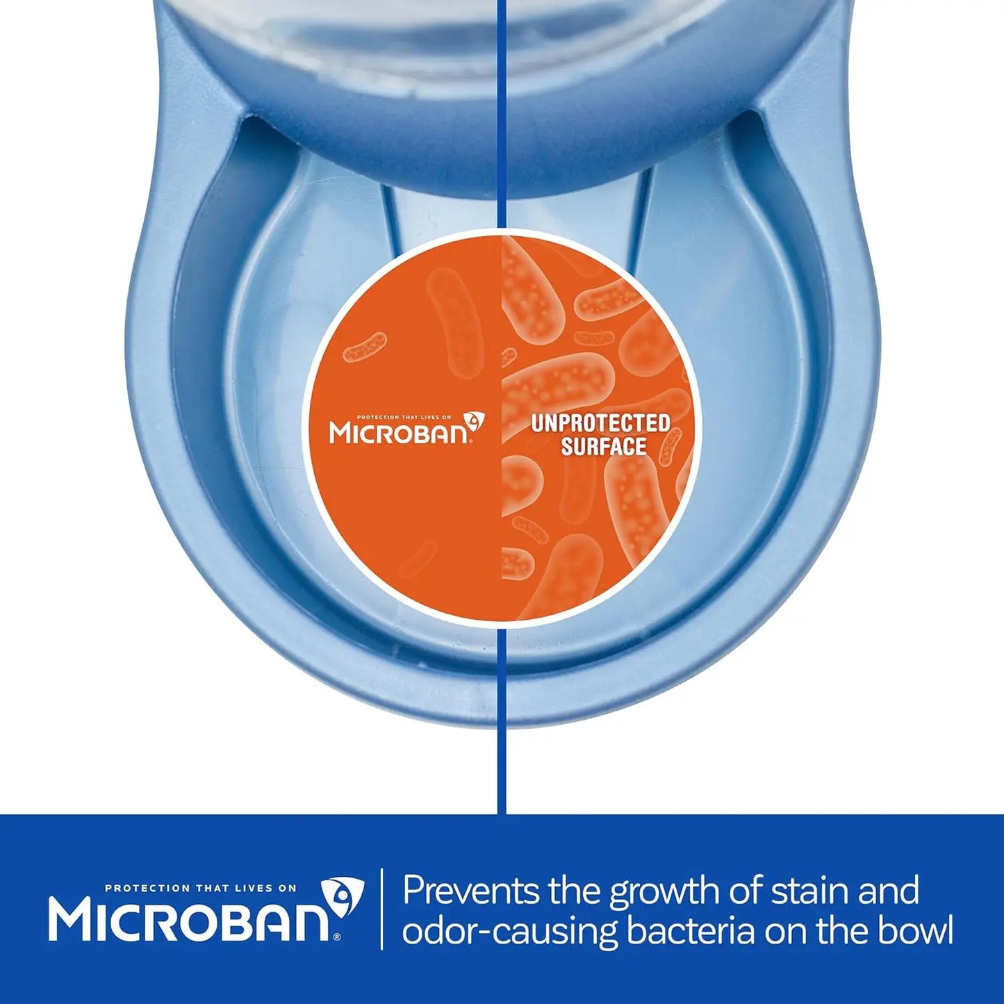 Automatic Pet Feeder for Cats and Dogs, 10 LB Capacity, Gravity Dispenser, Pearl Blue